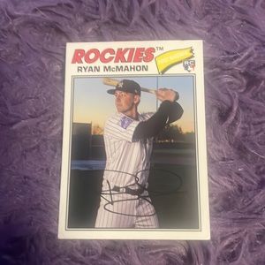 Ryan McMAHON Baseball Card